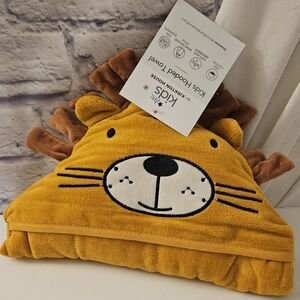 Kirkton House Lion Hooded Towel